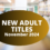 November 2024 New Adult Titles